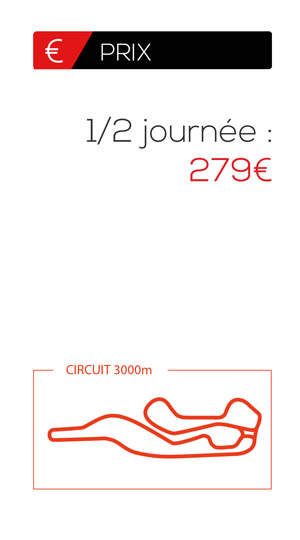 Accès piste, roulage, coaching avec votre voiture