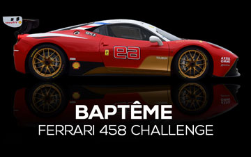 Baptême de vitesse Ferrari 458 Challenge 
